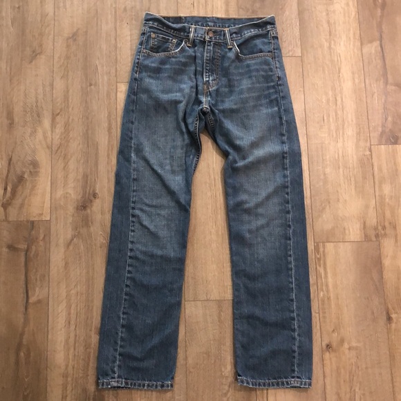 Vintage LEVI’S 505’s Classic Fit 100% Cotton Denim Jeans - Picture 5 of 13